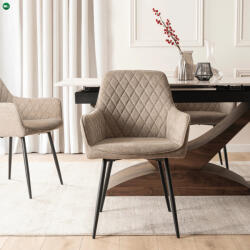 Mebel Elite Elegáns Karosszék Bézs Színben. BRESSO 2