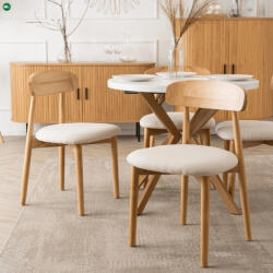 Mebel Elite ALVIN Horeca Étkezőszék Világostölgy/Bész Színben