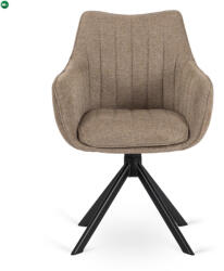 Mebel Elite Forgó Étkezőszék Sötét Bézs Színben. MUMBAI