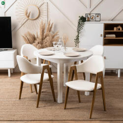 Mebel Elite Fehér Eco-bőr Étkezőszék WILLY