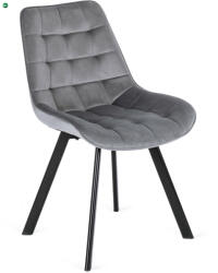 Mebel Elite Szürke Bársony Étkezőszék RICK