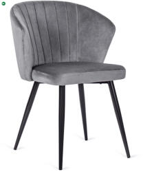Mebel Elite Szürke Bársony Étrkezőszék GENT