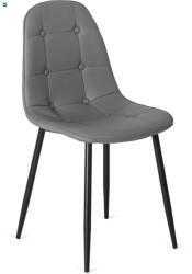 Mebel Elite Szürke Eco-bőr Étkezőszék. ARIS