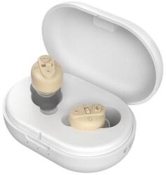  Digitális hallókészülék időseknek - bőrszínű, Type-C töltőtokkal