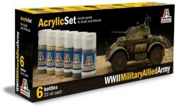 Italeri Acrylic szett: WWII MILITARY ALLIED ARMY (440AP) festék (440AP)