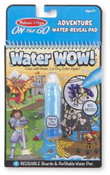 Melissa & Doug Water Wow kreatív vízzel festhető füzet felfedezés (MD9317) (064580)