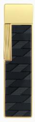 S.T. Dupont Twiggy Monogram 1872 Black szivaröngyújtó arany színű - Fekete és arany színű (030079)