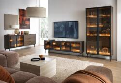 ArtLas NAIRE nappali fal LED világítással | dunin tölgyfa