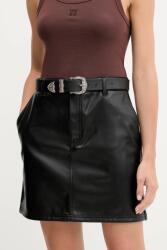HUGO Blue szoknya fekete, mini, egyenes, 50542187 - fekete 40