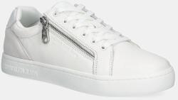 Calvin Klein Jeans bőr sportcipő CLASSIC CUPSOLE ZIP LOW IN - fehér Férfi 45