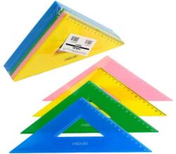 Nebulo Vonalzó, 15 cm-es, 45°-os, vegyes színek, Nebulo (V-1-45-15-4C) - mystock