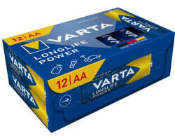 VARTA Elem, AA ceruza, 12 db, műanyagmentes, VARTA "Longlife Power (4906121132) - mystock