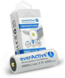 everActive 26650 3.7V Li-ion 5200mAh - micro USB (EverActive-26650-5200mAh)