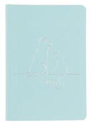 TopTimer Naptár, tervező, A5, heti, TOPTIMER "Pastel", kék (26T015P-004) - tonerpiac