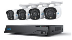 Reolink NVS8-8MB4 4K IP kamera szett, 4 csőkamerával beépített 2TB HDD-vel (NVS8-8MB4) - mystock