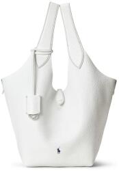 Ralph Lauren bőr táska Tote - fehér Univerzális méret