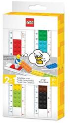 LEGO® Vonalzókészlet, 2 darabos, mini figurával, LEGO (52558) - mystock