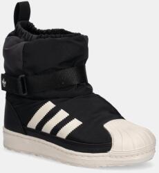 adidas Originals gyerek hótaposó SUPERSTAR 360 WTR BOOT - fekete 31.5