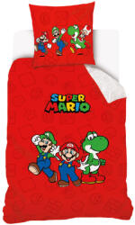 Carbotex Super Mario Red ágyneműhuzat 140×200cm, 70×90 cm CBX2321MARIO (CBX2321MARIO)