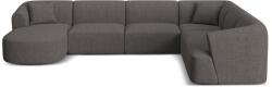 Cosmopolitan Design Coltar in forma de U Campi cu tapiterie din tesatura structurala (COS_UR_138_F1_CAMPI6)