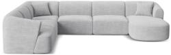 Cosmopolitan Design Coltar in forma de U Campi cu tapiterie din catifea reiata (COS_UL_266_F1_CAMPI5)