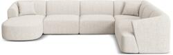 Cosmopolitan Design Coltar in forma de U Campi cu tapiterie din tesatura structurala (COS_UR_138_F1_CAMPI1)