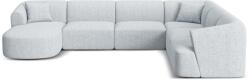Cosmopolitan Design Coltar in forma de U Campi cu tapiterie din tesatura structurala (COS_UR_138_F1_CAMPI5)