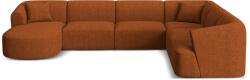 Cosmopolitan Design Coltar in forma de U Campi cu tapiterie din tesatura structurala (COS_UR_138_F1_CAMPI2)