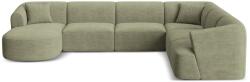 Cosmopolitan Design Coltar in forma de U Campi cu tapiterie din catifea reiata (COS_UR_266_F1_CAMPI4)
