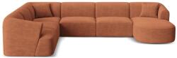 Cosmopolitan Design Coltar in forma de U Campi cu tapiterie din catifea reiata (COS_UL_266_F1_CAMPI3)