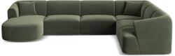 Cosmopolitan Design Coltar in forma de U Campi cu tapiterie din catifea (COS_UR_120_F1_CAMPI4)