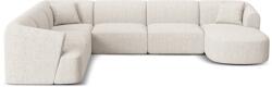 Cosmopolitan Design Coltar in forma de U Campi cu tapiterie din tesatura structurala (COS_UL_138_F1_CAMPI1)