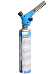 CFH Gáz forrasztólámpa, CFH TS1800, piezo gyújtással, 750-1900°C, hordozható, 2, 5 órás üzemidő