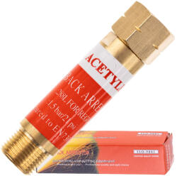 TC Technic Acetilén, propán égő biztosíték 3/8"-3/8" TC Technic R2103AC