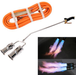 Technic Leégető készülék, tetőfedő pisztoly dupla égőfejjel, tömlővel TC Technic UP306