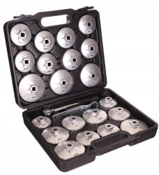 TC Technic Dugókulcsok készlete olajszűrőkhöz le- és felszereléshez (23 darabos) TC Technic LS-88-1