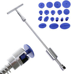 TC Technic Tehetetlenségi kalapács PDR a karosszéria horpadások eltávolításához - 50 cm, 21 adapterrel