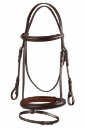 START Kantár gyeplővel ló számára - START Egyszerű átlagos termet barna