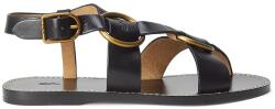 Ralph Lauren bőr szandál Plo Rng Sandal - fekete Női 40