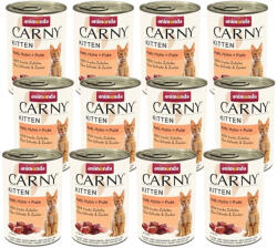 Animonda Animonda Cat Carny Kitten Marhahús, Borjúhús és Csirke 12x400g