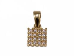Ékszershop Köves kocka arany medál (1325722)