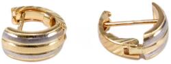 Ékszershop Bicolor matt arany fülbevaló (1328642)