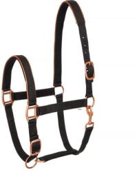 START Kezdje neoprén ló- és pónikötőfék neoprén béléssel nagyló fekete|sárga