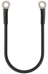 Qoltec Akkumulátor kábel csatlakozó terminálokkal | Kábel szemcsatlakozóval | 20 cm | Fekete (50988)