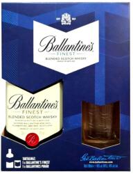 Ballantine's Finest whisky + dd, pohár (0, 7l - 40%) - italakcio