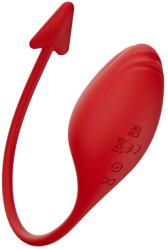 Funny Me - okos vibrációs tojás ördögvillával (piros) - sexshopcenter