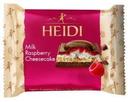HEIDI Raspberry Cheesecake tejcsokoládé sajtos-málnás - 55g - koffeinzona