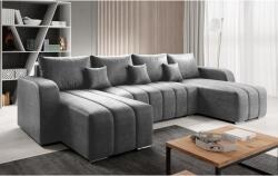 TEMPO KONDELA PORIMA U szürke bársony ülőgarnitúra