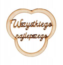 Loveart Fából készült felhő dekoráció Boldog születésnapot felirattal Loveart 12cm (LVSK-2168)