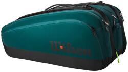 Wilson Super Tour 15 Pack Blade V9 Green tenisztáska fekete|zöld